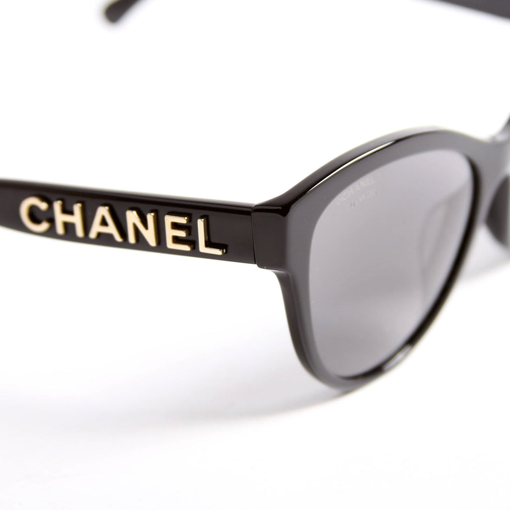 5458-A Butterfly Acetate Sunglasses Black