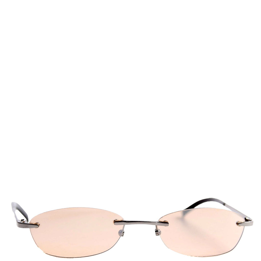 B8378/S Rimless Sunglasses Brown