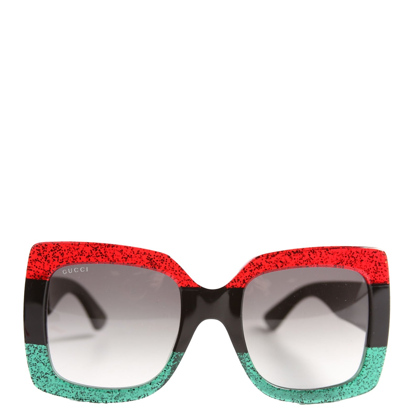 GG0083S Square Sunglasses Red/Green