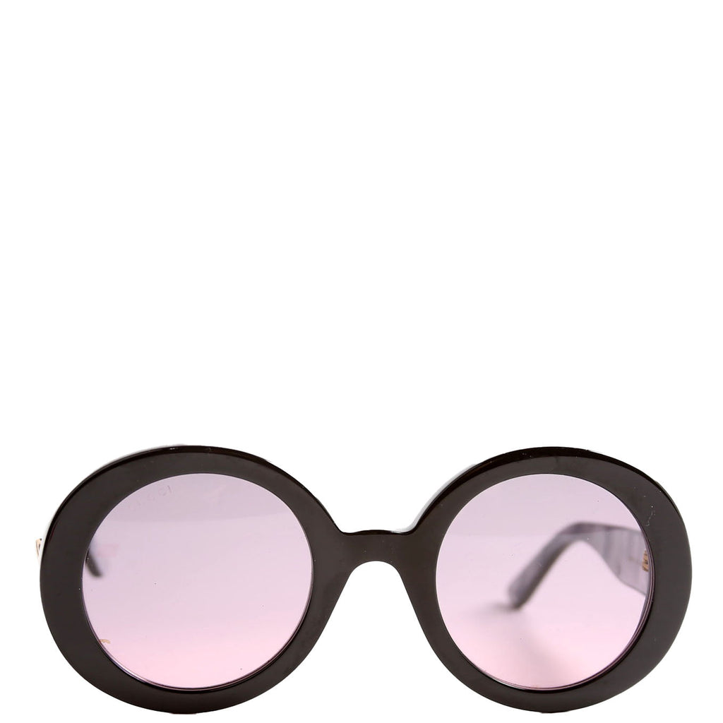 GG0319S Acetate Round Sunglasses Black