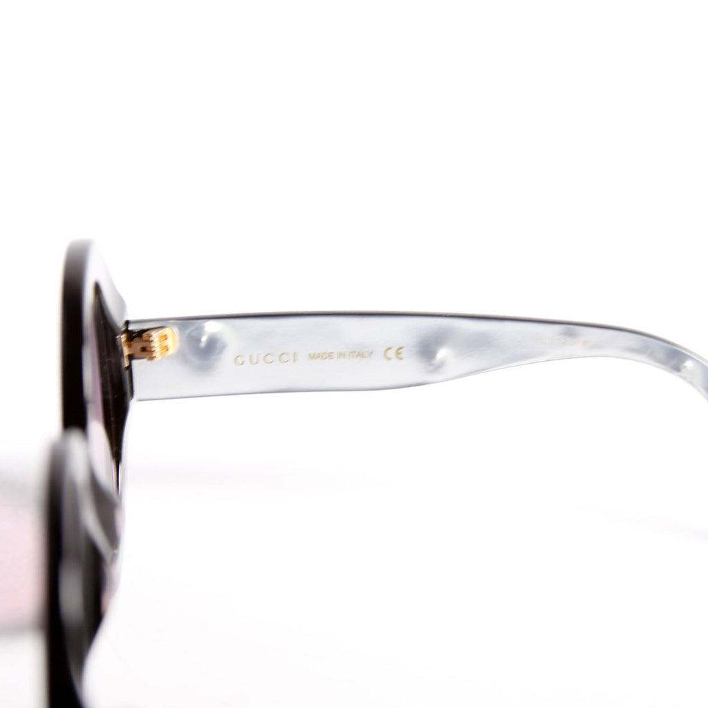 GG0319S Acetate Round Sunglasses Black