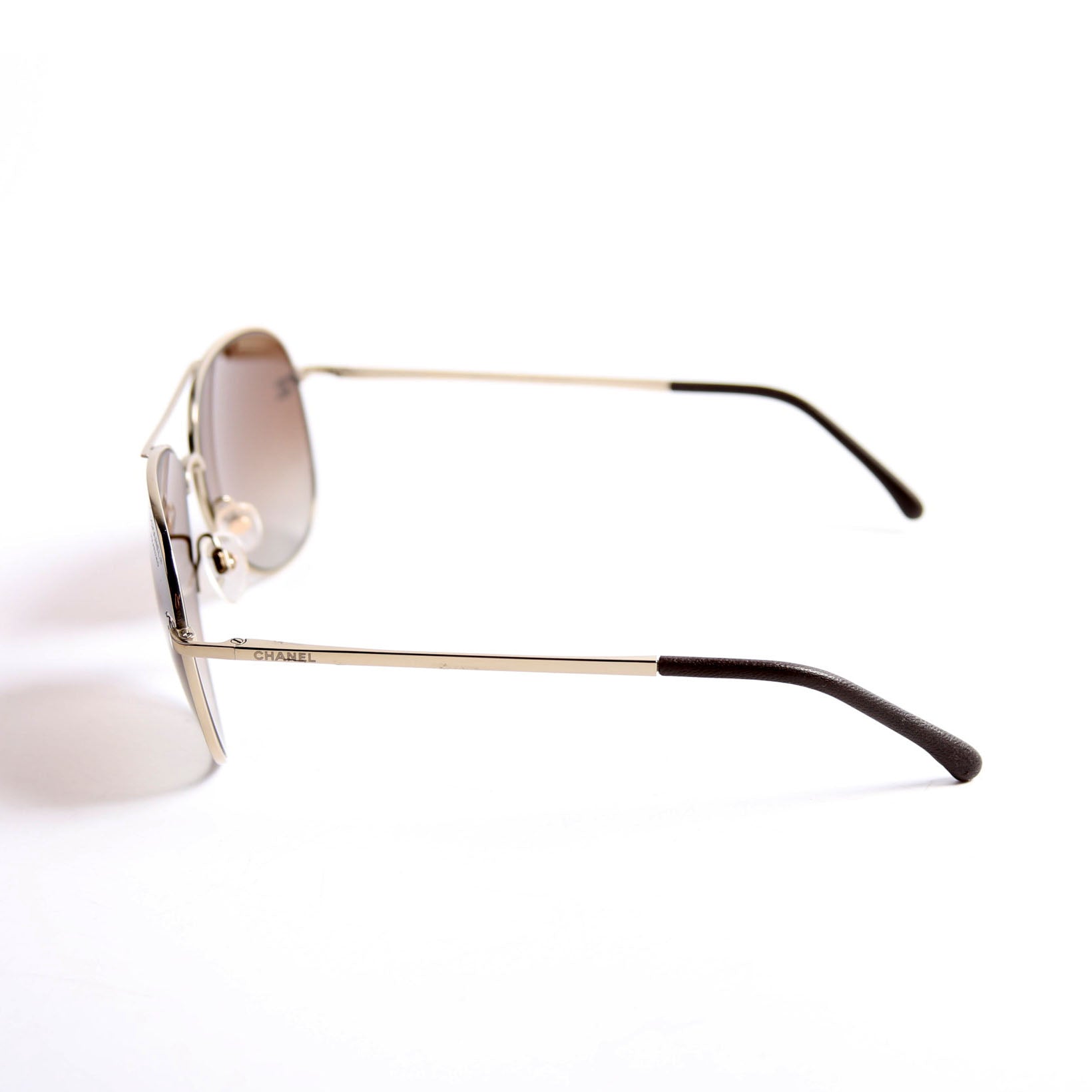 4189-T-Q Aviator Sunglasses Brown/Black