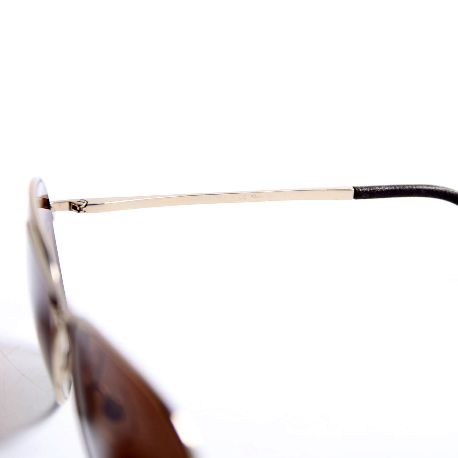 4189-T-Q Aviator Sunglasses Brown/Black