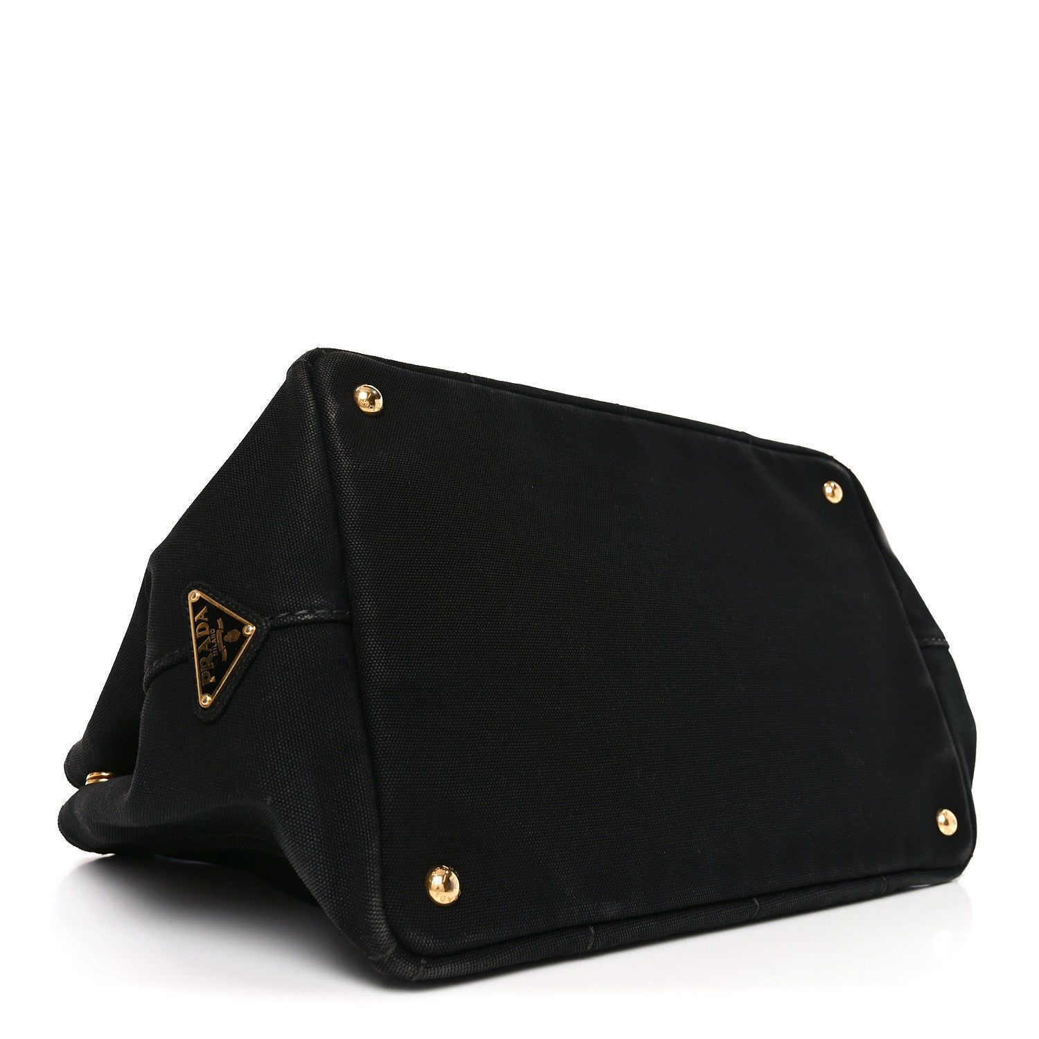 Prada Canapa Logo Tote Black