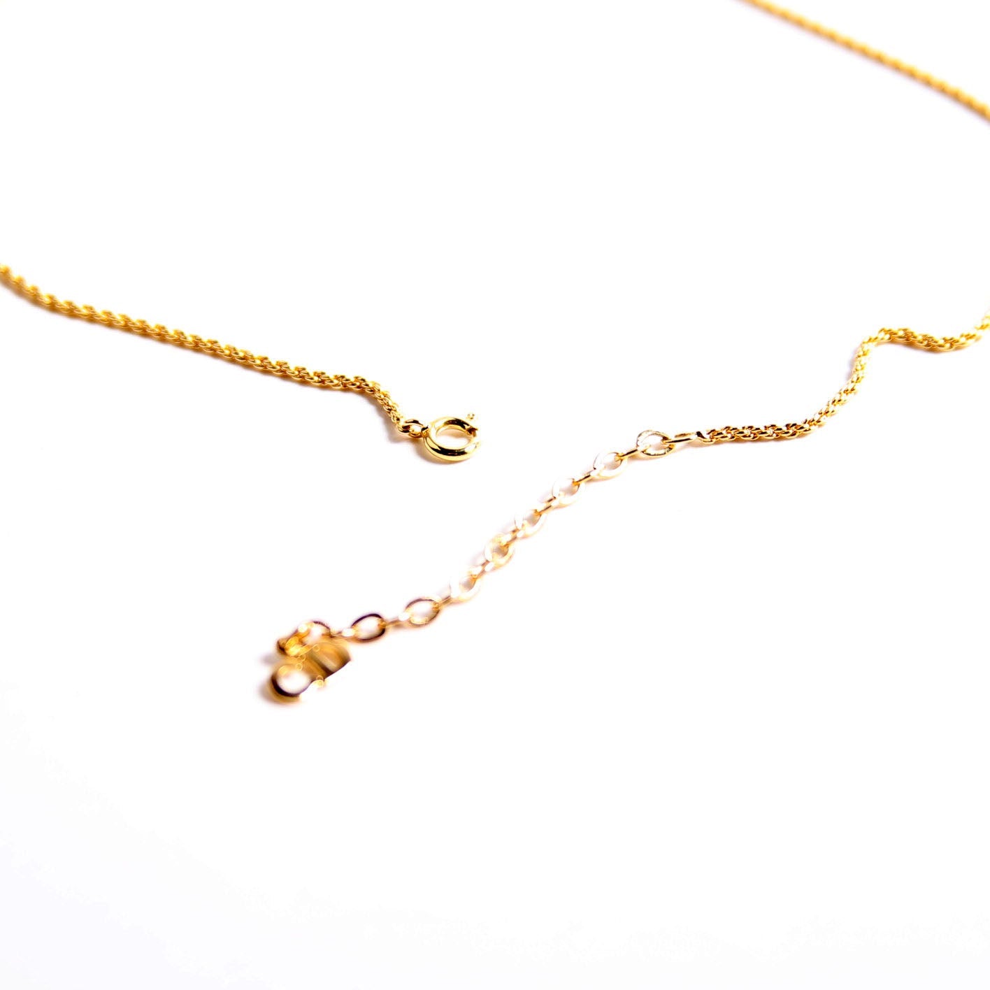 Vintage CD Pendant Necklace Gold