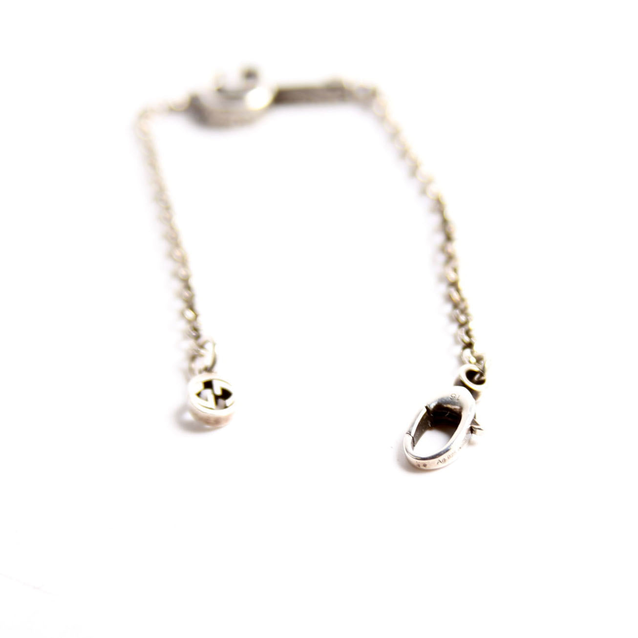 Double G Key Pendant Bracelet 925
