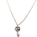 Double G Key Pendant Necklace 925