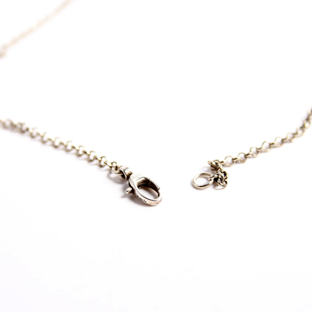 Double G Key Pendant Necklace 925