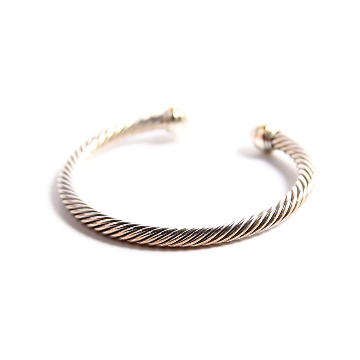 Classic Cable 5MM Bracelet 925/585/Pearl