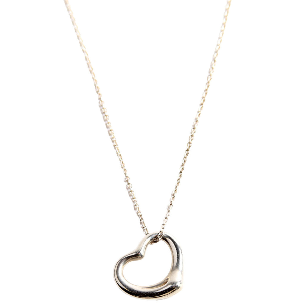 Elsa Peretti Open Heart Large Necklace 925