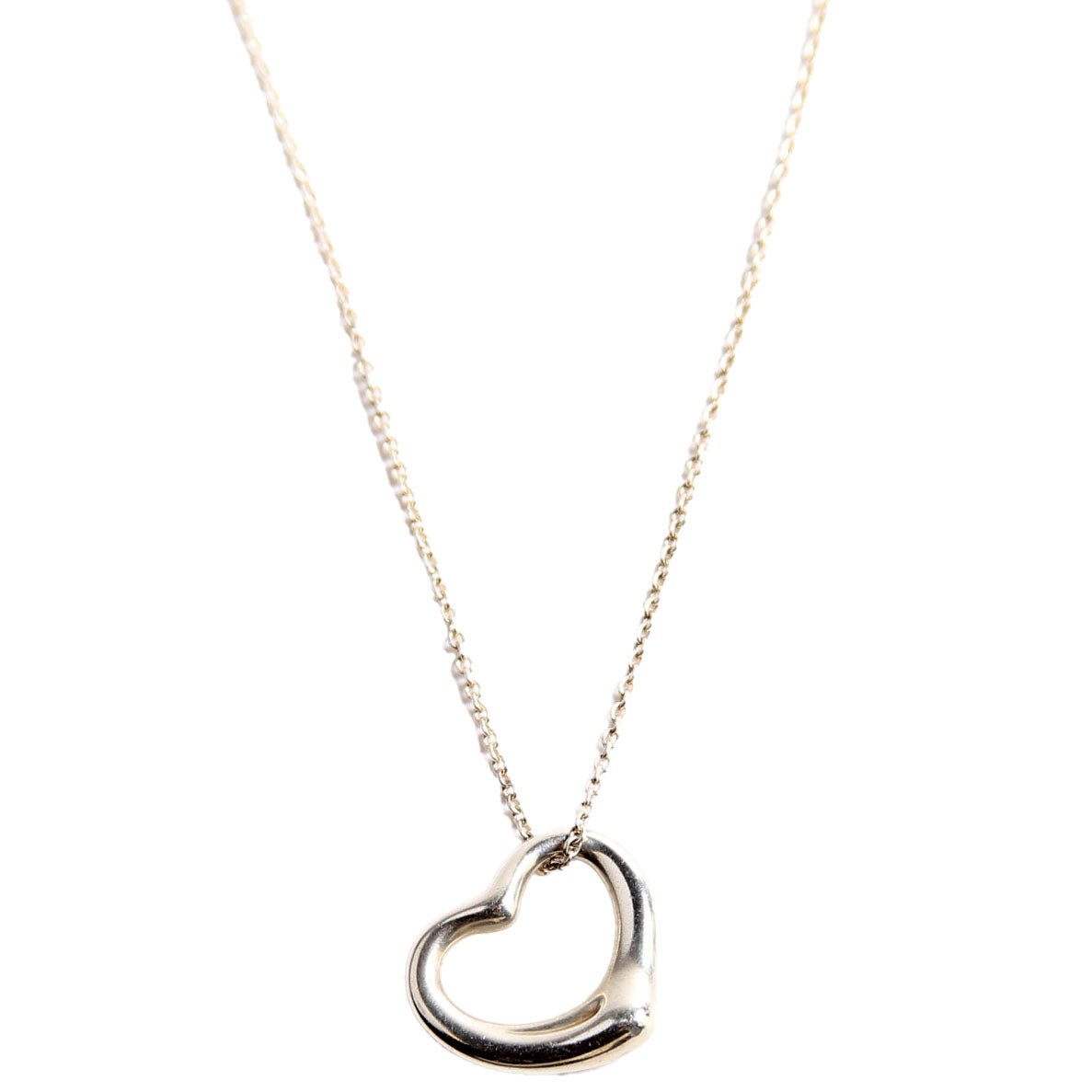 Elsa Peretti Open Heart Large Necklace 925