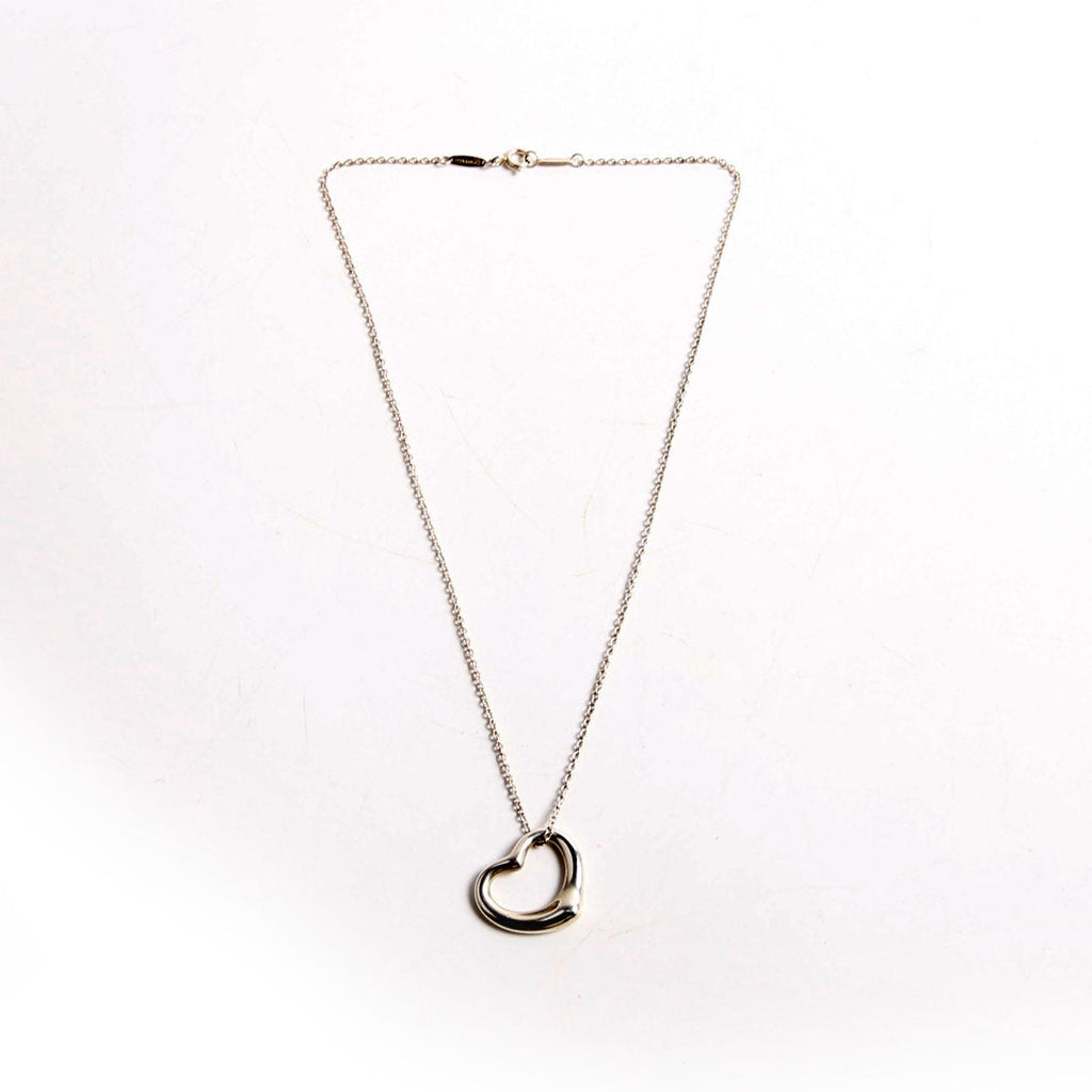 Elsa Peretti Open Heart Large Necklace 925