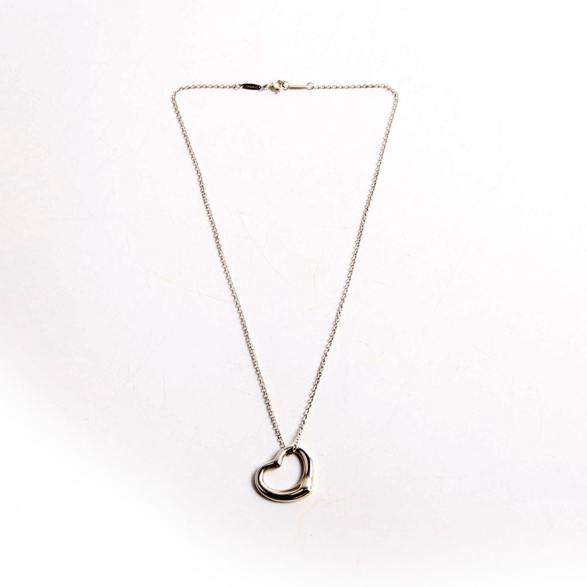 Elsa Peretti Open Heart Large Necklace 925