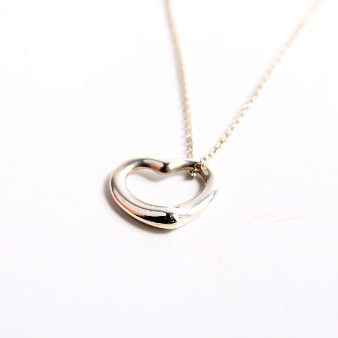 Elsa Peretti Open Heart Large Necklace 925