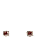 Petite Albion Stud 5MM Earrings Garnet/Diamonds/925