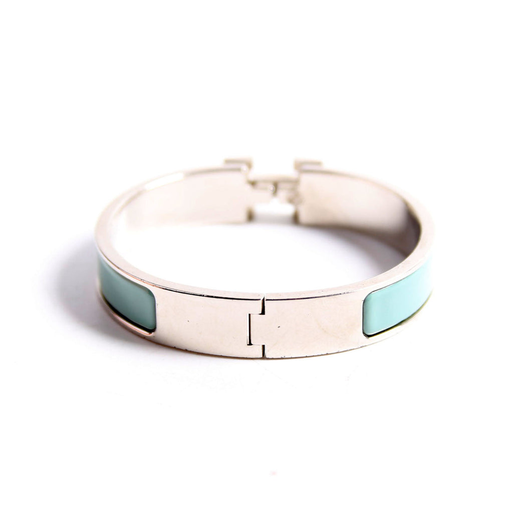 Clic Clac Narrow PM Bracelet Silver/Blue