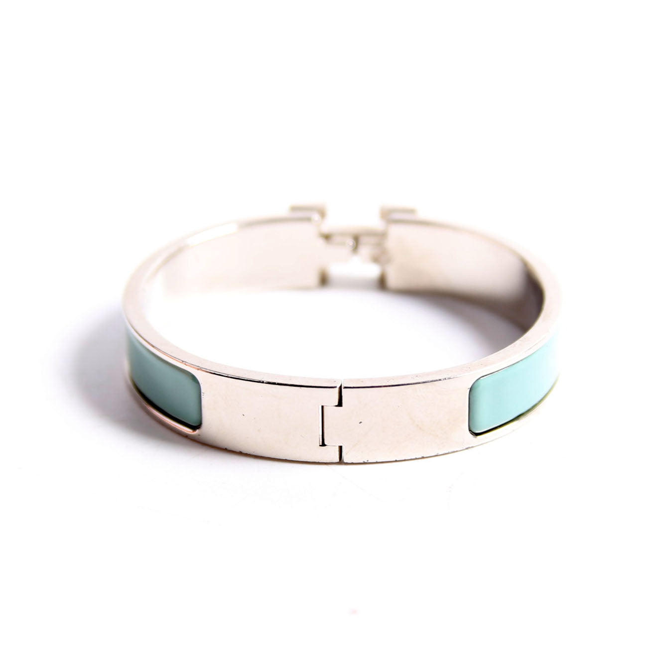 Clic Clac Narrow PM Bracelet Silver/Blue