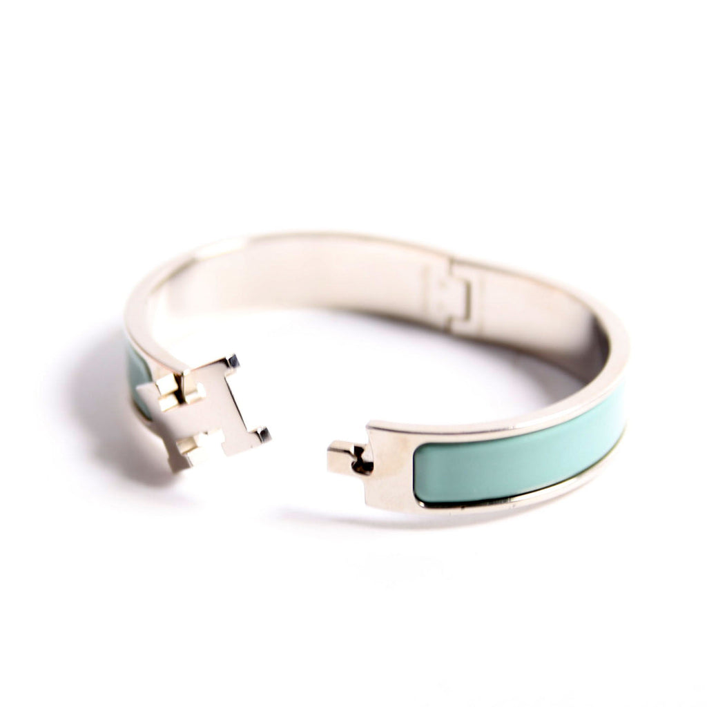 Clic Clac Narrow PM Bracelet Silver/Blue