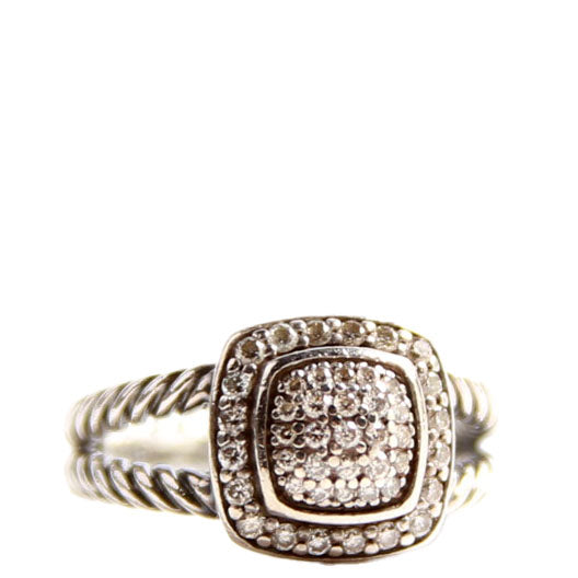 Albion 10MM Ring 925/Pave Size 6