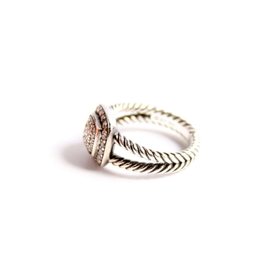 Albion 10MM Ring 925/Pave Size 6
