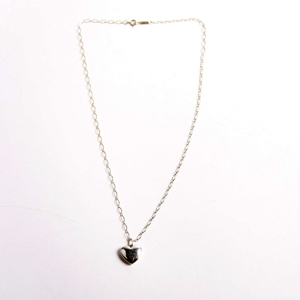 Heart Locket Pendant Necklace 925