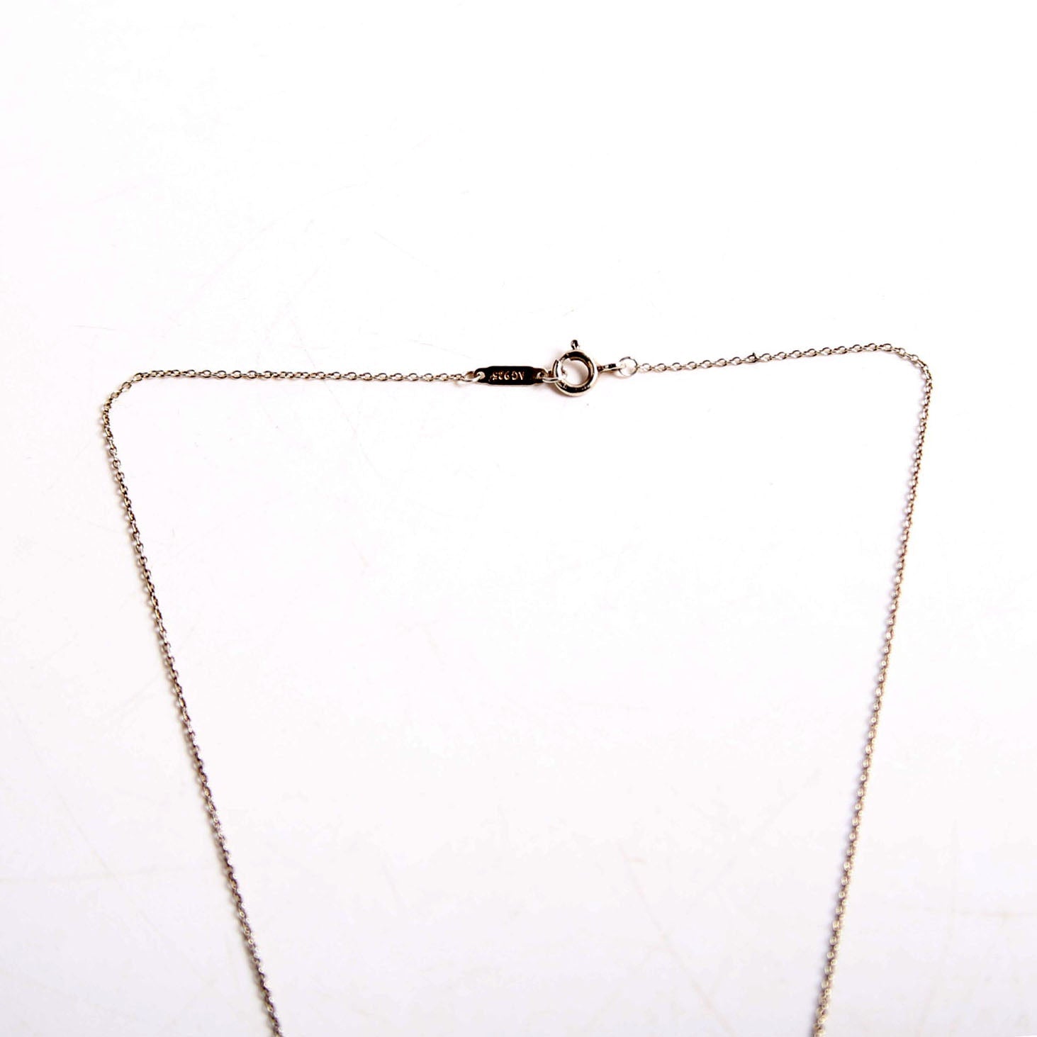 Initial "R" Pendant Necklace