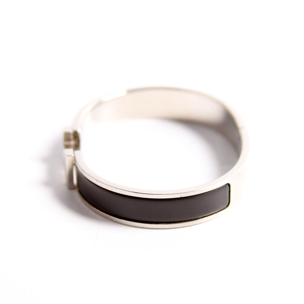Clic HH Narrow Bracelet Silver/Black