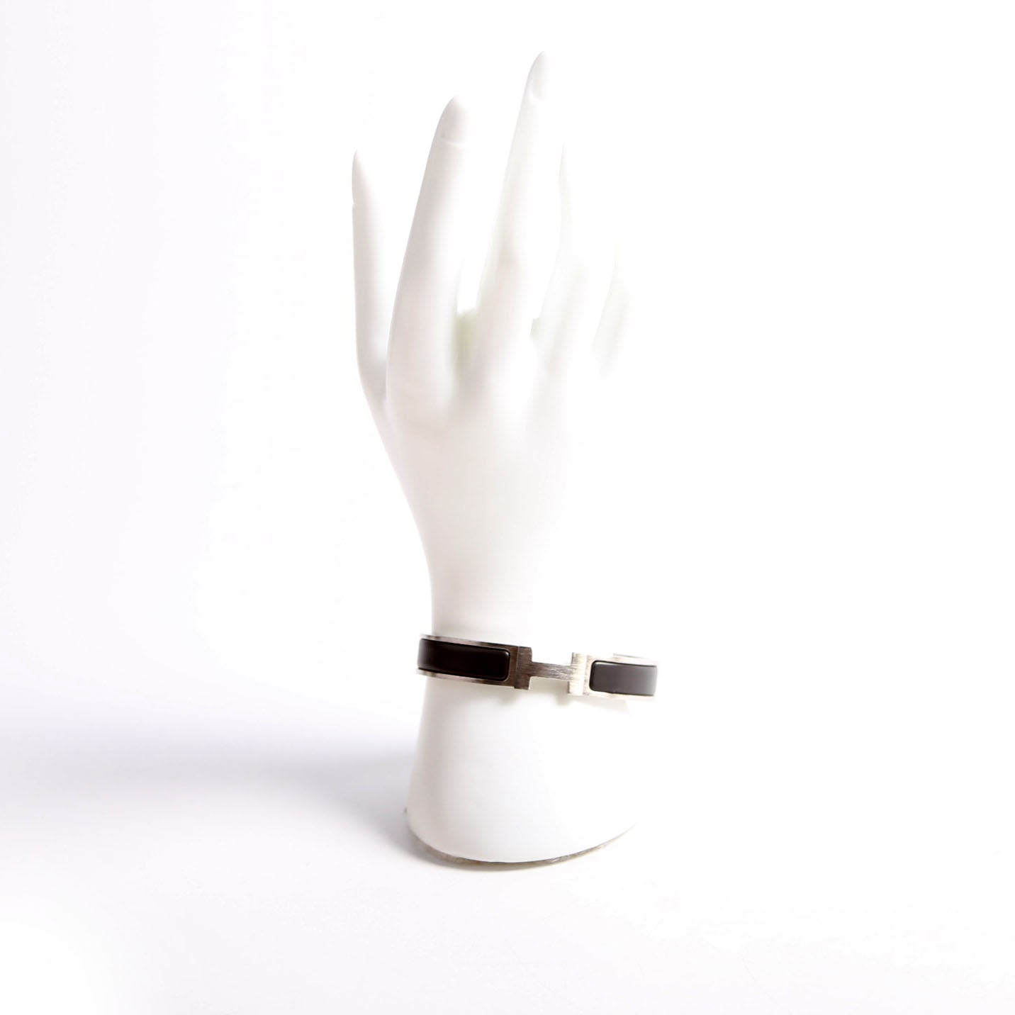 Clic HH Narrow Bracelet Silver/Black