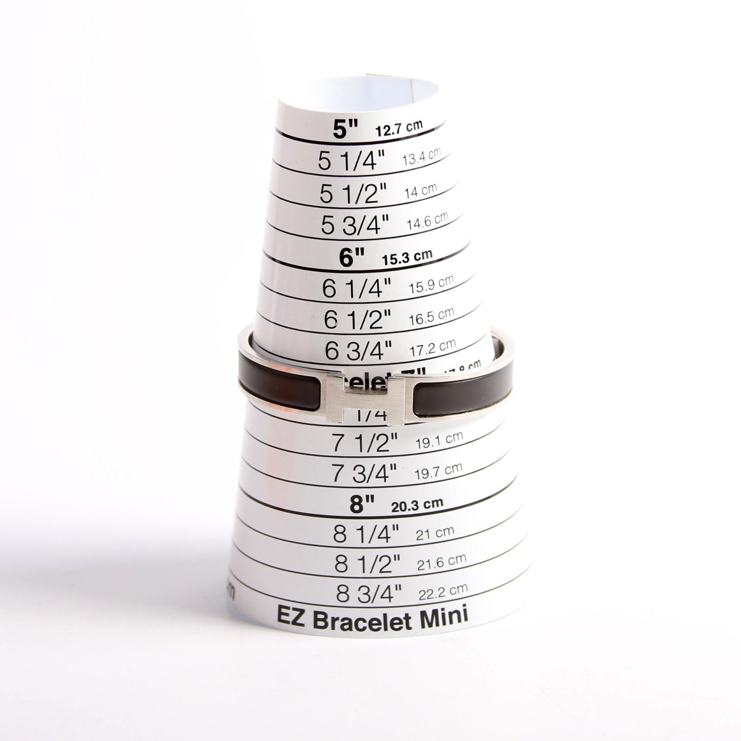 Clic HH Narrow Bracelet Silver/Black