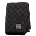 Neo Petite Damier Wool Scarf Black