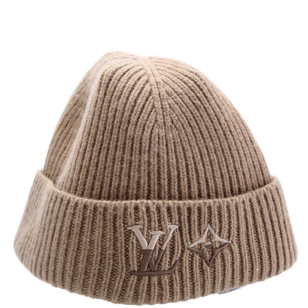 LV Dual Beanie Cashmere Tan