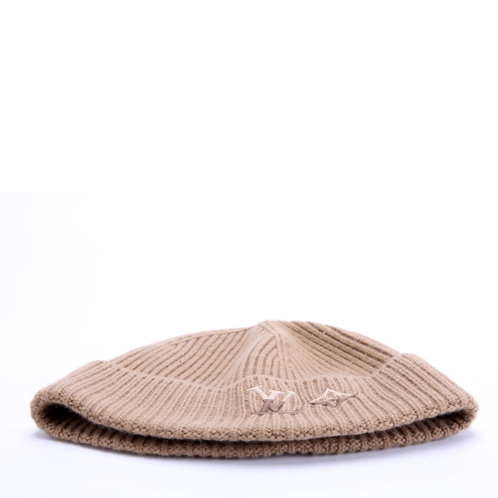LV Dual Beanie Cashmere Tan