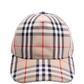 Check Baseball Cap Size Small Tan