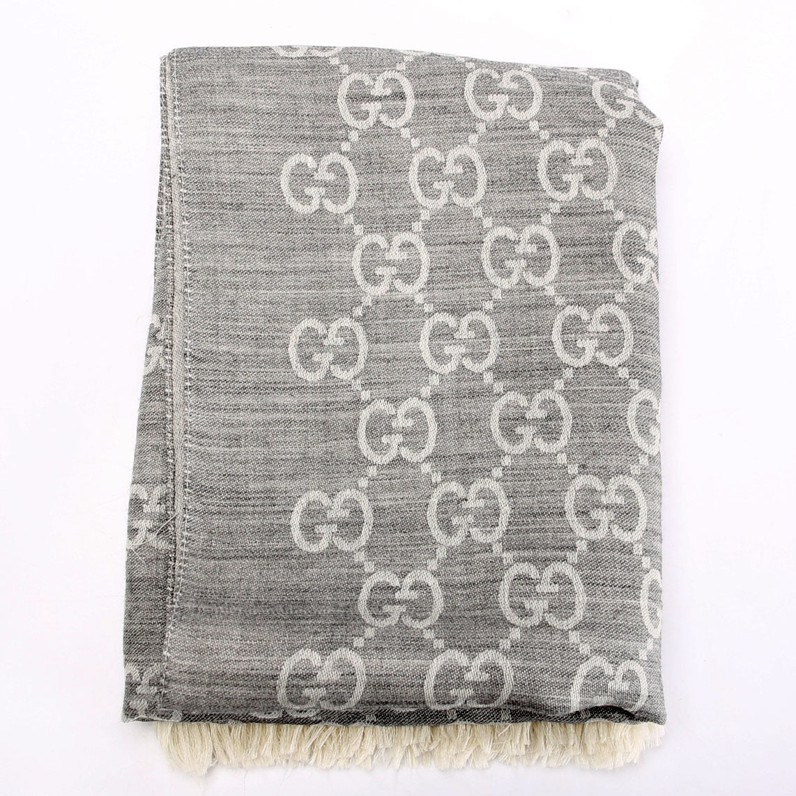 542984 GG Wool/Silk Scarf