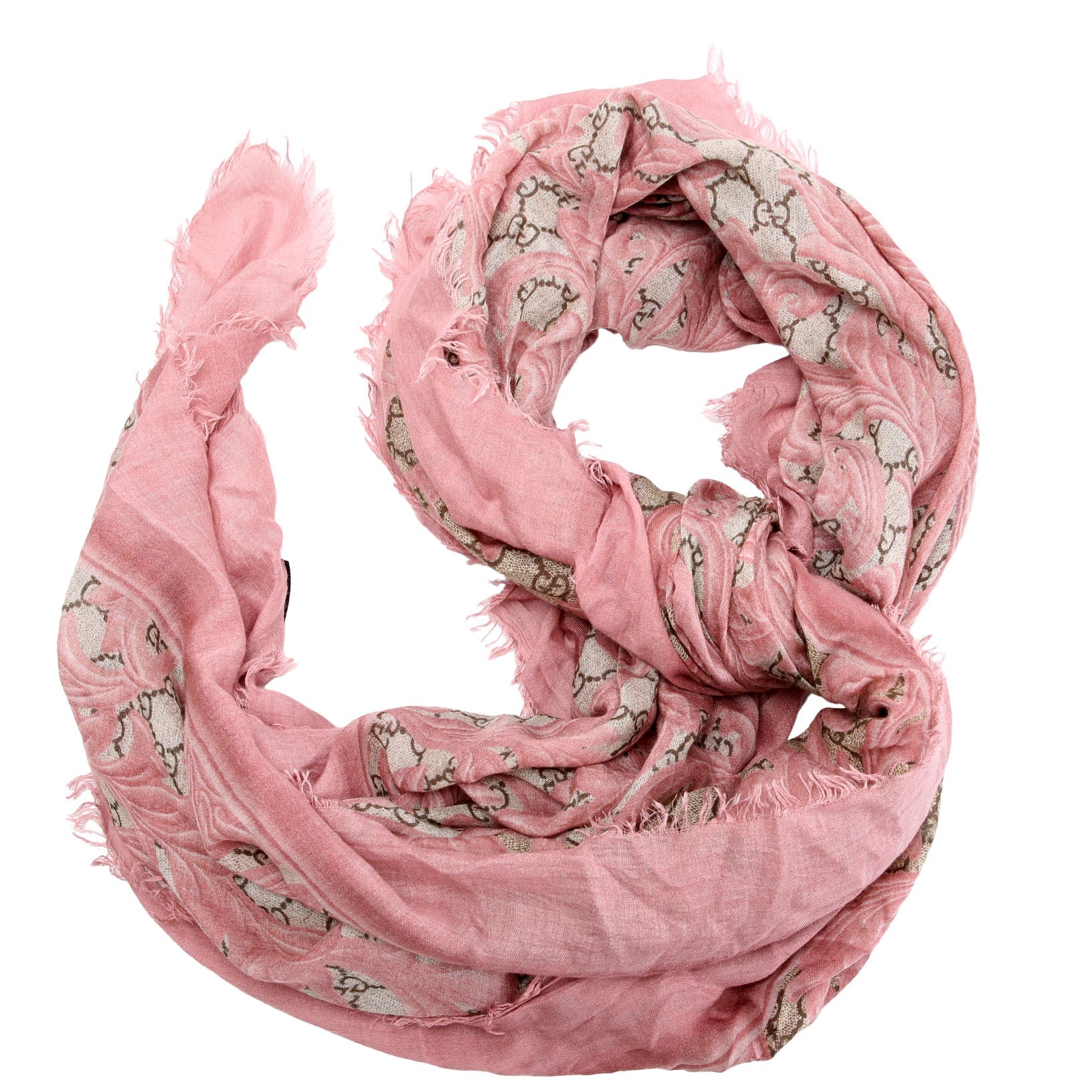 GG Arabesque Silk/Modal Scarf