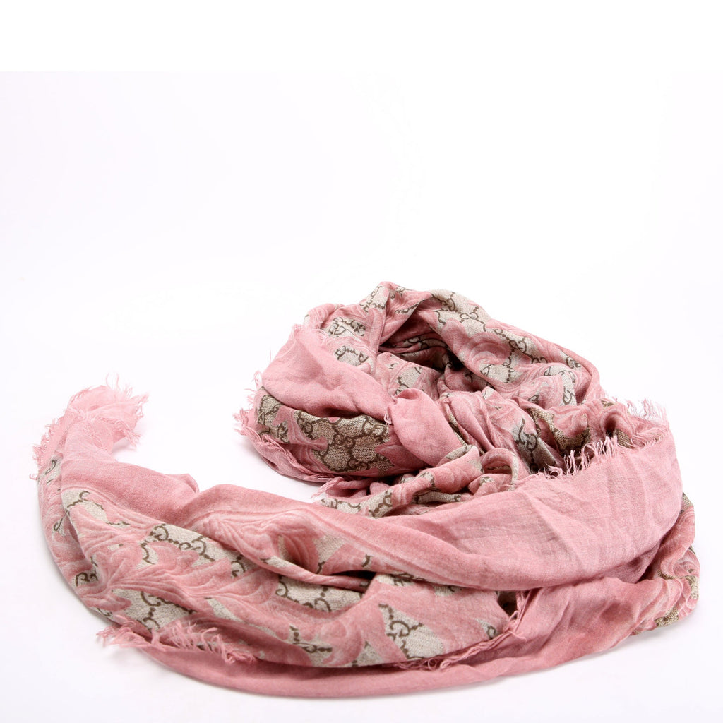 GG Arabesque Silk/Modal Scarf