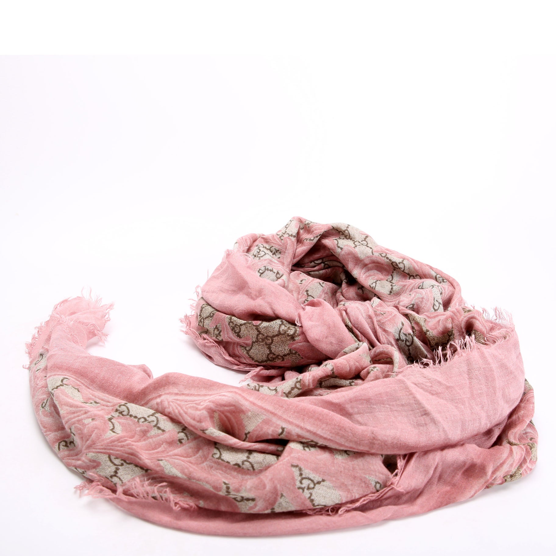 GG Arabesque Silk/Modal Scarf