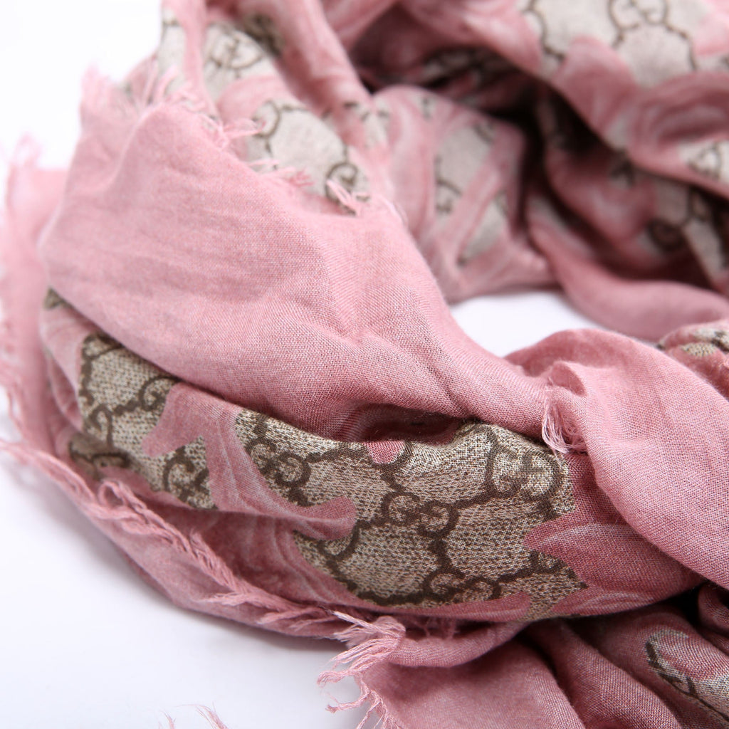 GG Arabesque Silk/Modal Scarf