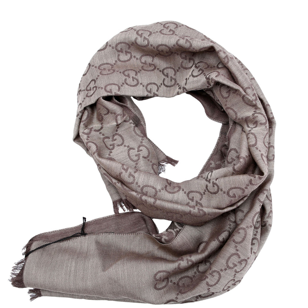 165904 GG Jaquard Knit Scarf