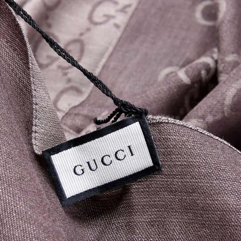 165904 GG Jaquard Knit Scarf