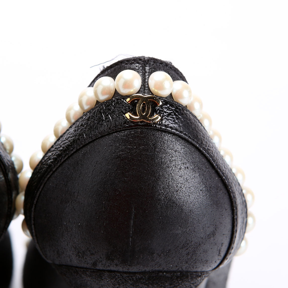 CC Logo Pearl Pumps Size 39 Black
