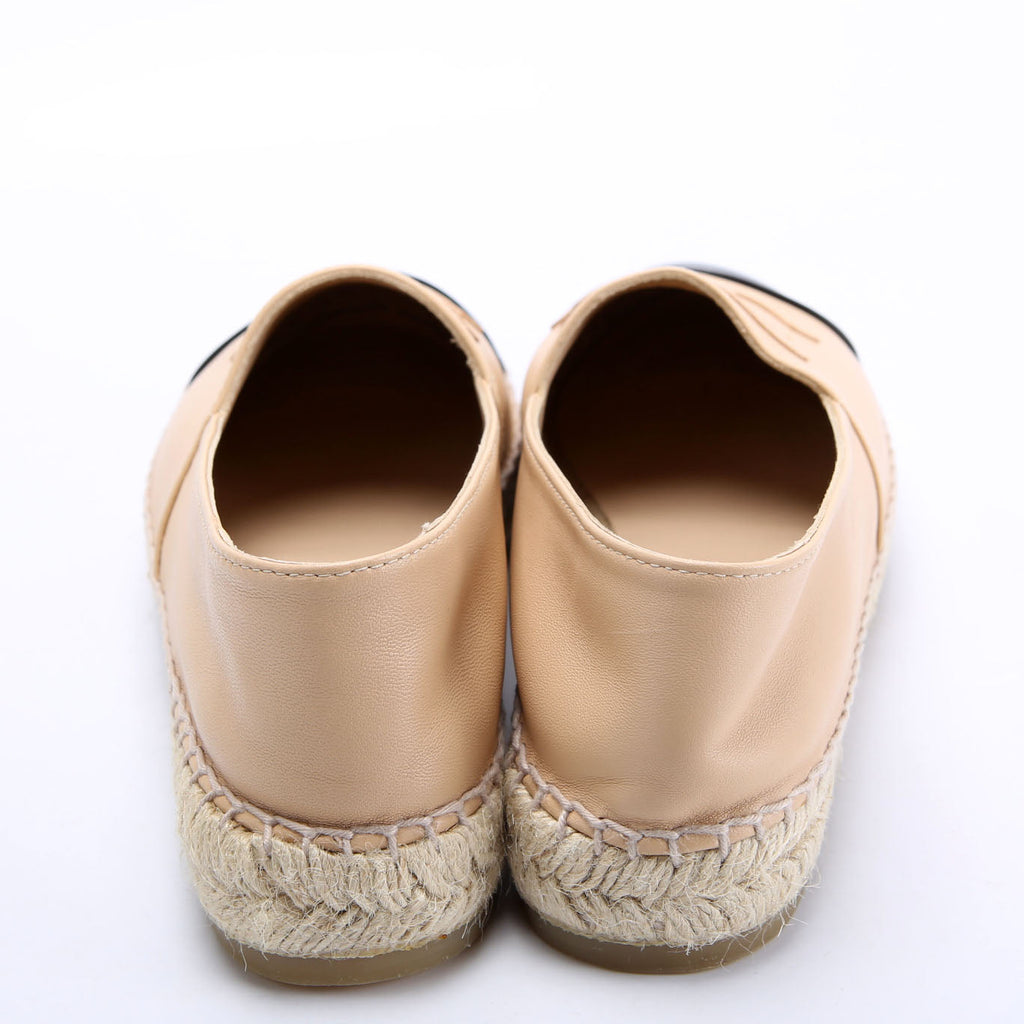 CC Espadrilles Size 38 Tan/Black
