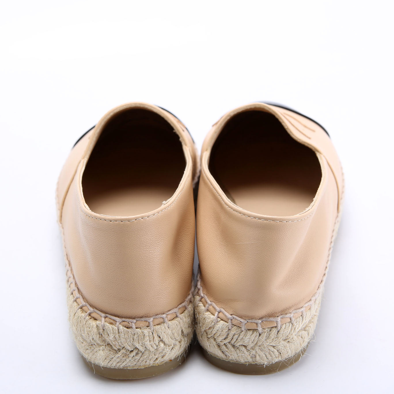 CC Espadrilles Size 38 Tan/Black