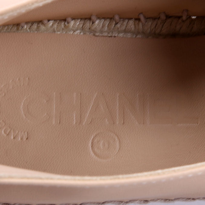 CC Espadrilles Size 38 Tan/Black