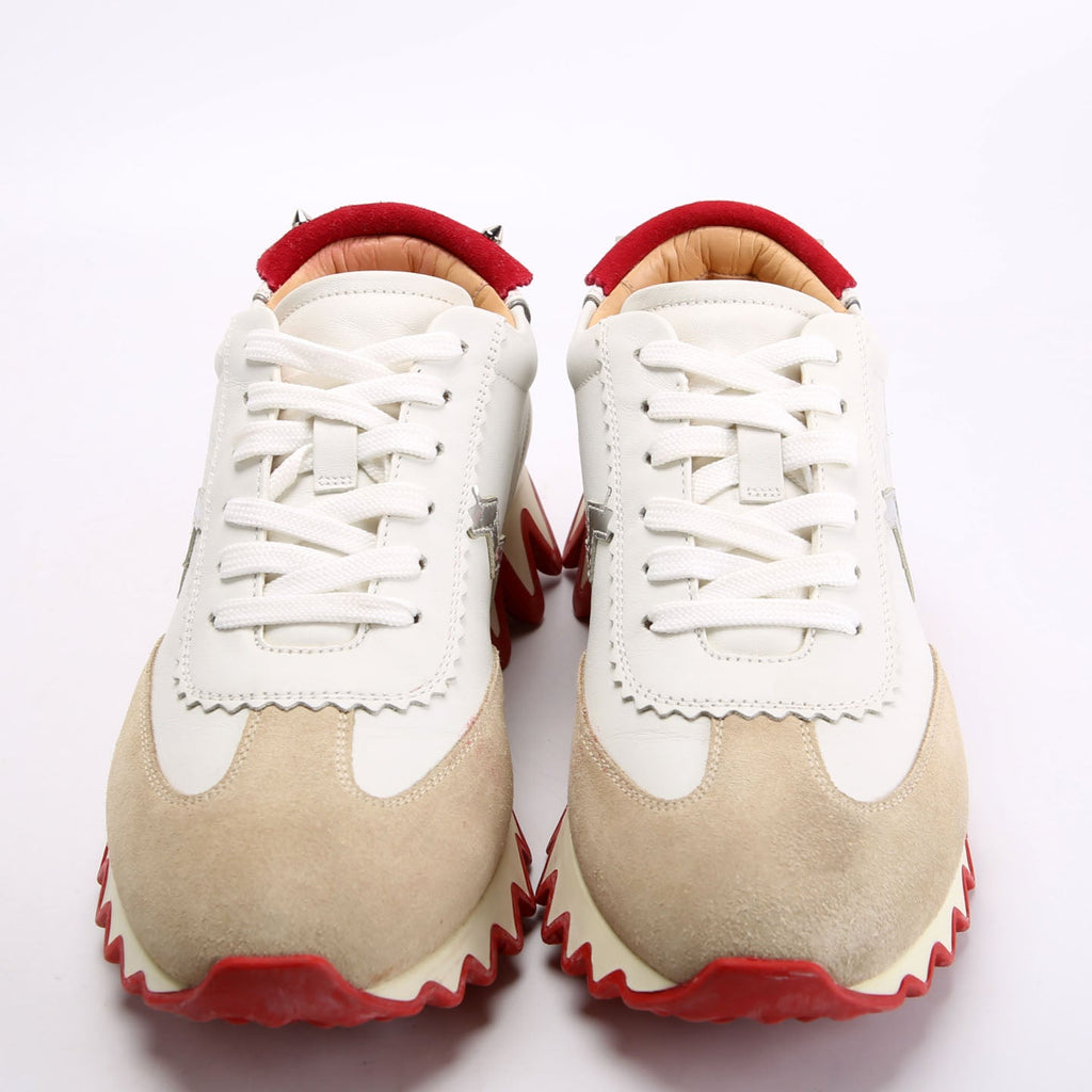 Loubishark Sneakers Size 36.5 White/Red