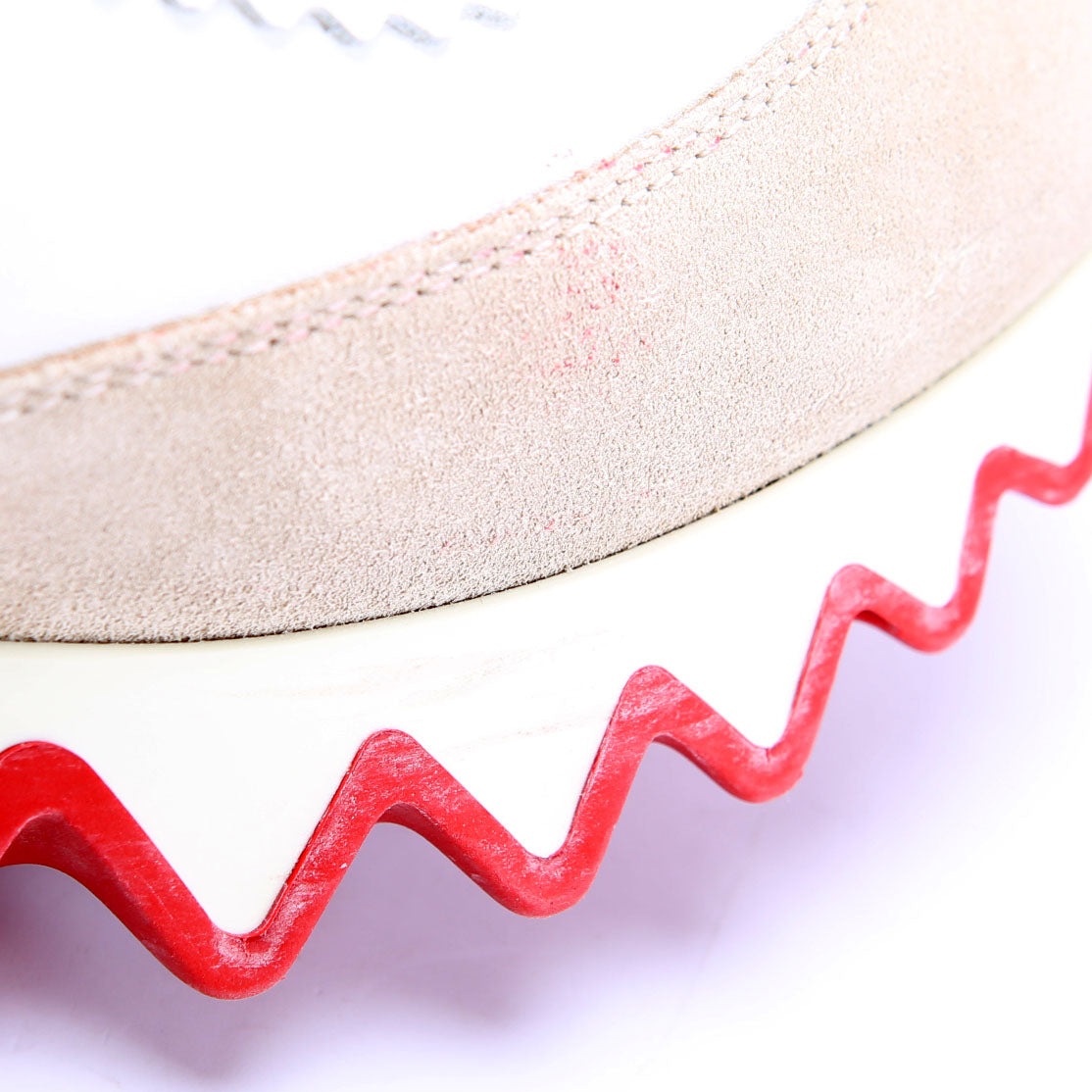 Loubishark Sneakers Size 36.5 White/Red