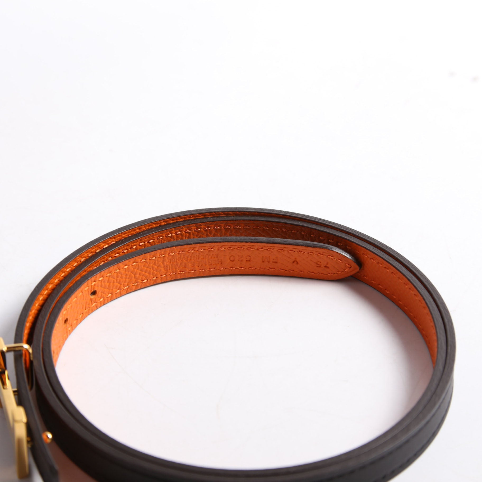 Focus 75MM Belt Size 75 Black/Orange