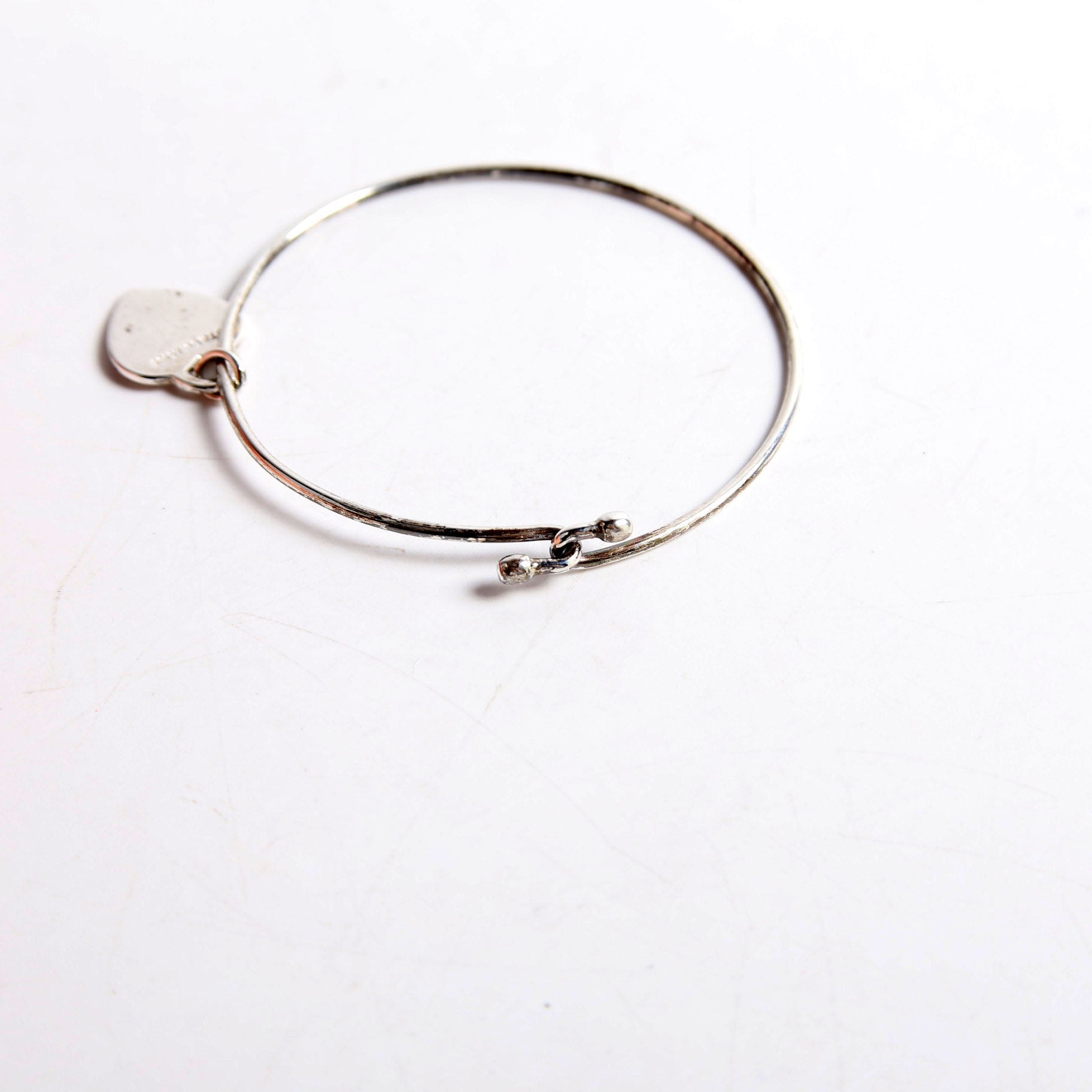 Please Return Heart Wire Bracelet