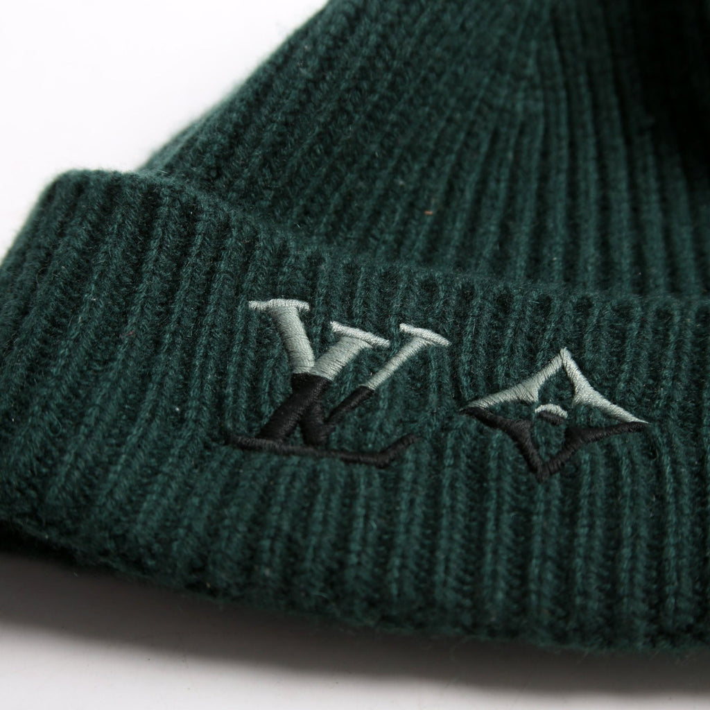 LV Dual Beanie Cashmere Green