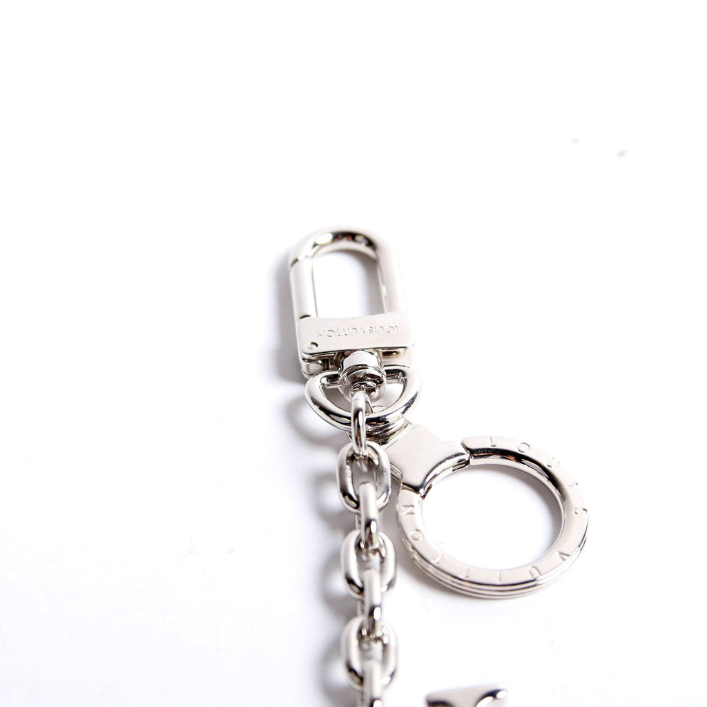 LV Initials Bag Charm Silver